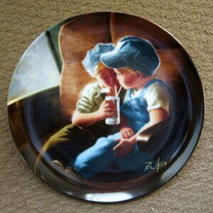 Little Engineers by Donald Zolan made in 1987 plate #7348A 7 1/2" diameter